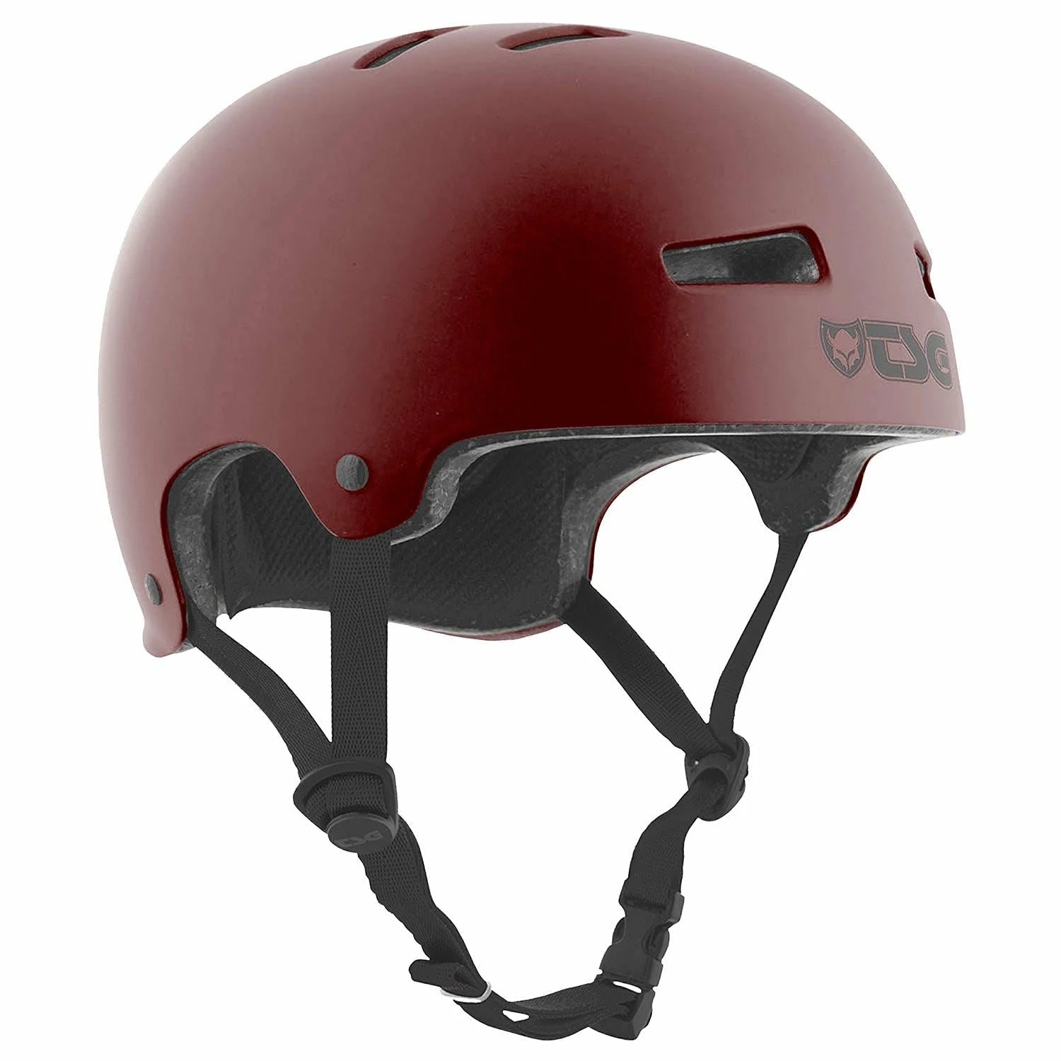 TSG Evolution Solid Colour Helmet - Satin Oxblood 3 TSG Evolution Solid Colour Helmet - Satin Oxblood