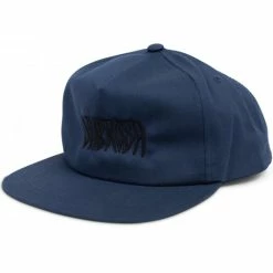 Subrosa Carved Snapback - Navy