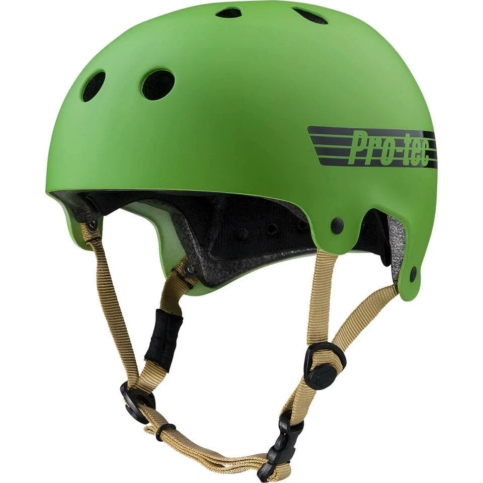 Pro-Tec Old School Helmet - Matte Sea Weed 4 Pro-Tec Old School Helmet - Matte Sea Weed - Image 2