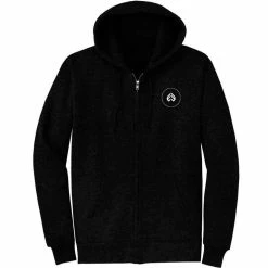 Eclat Radar Zipper Hoodie - Black/White