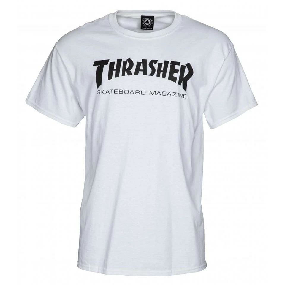 Thrasher Skate Mag T-Shirt - White 3 Thrasher Skate Mag T-Shirt - White