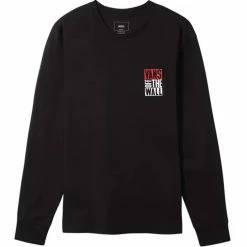 Vans New Stax Long Sleeve T-Shirt - Black