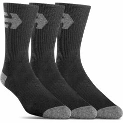 Etnies Direct 2 Sock (3 Pack) - Black
