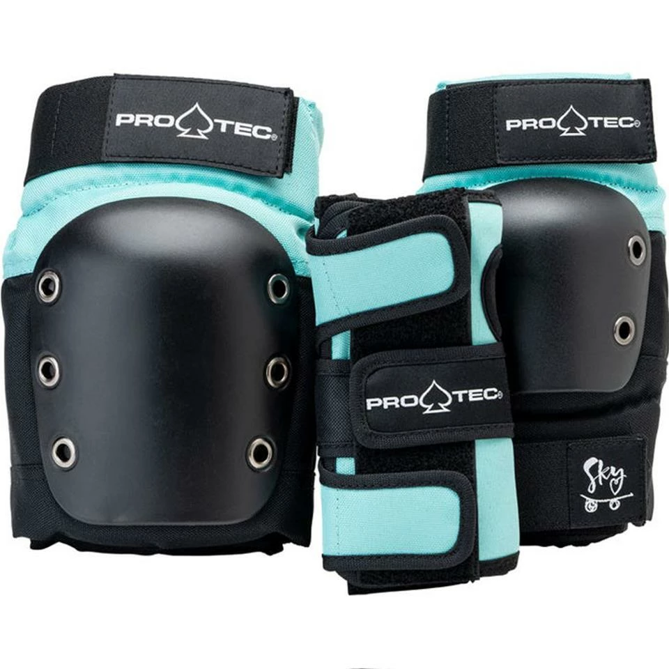 Pro-Tec Street Gear Jr 3 Pack - Sky Brown Teal/Black 3 Pro-Tec Street Gear Jr 3 Pack - Sky Brown Teal/Black