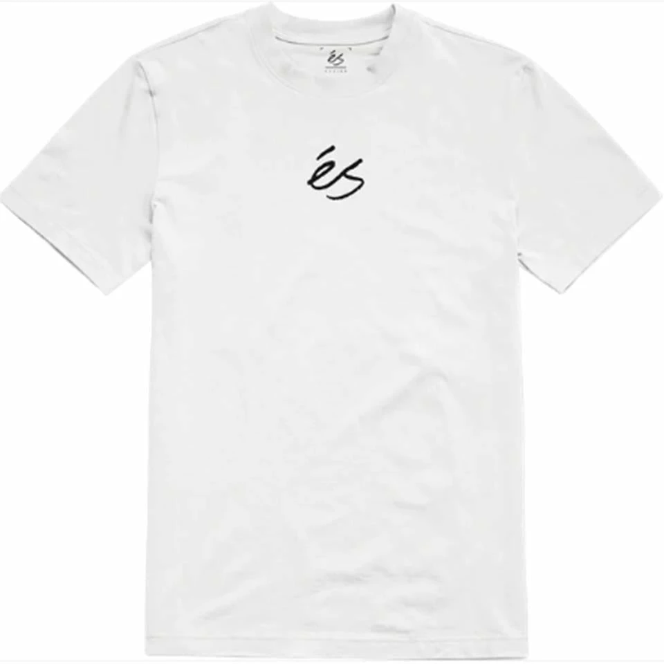 ES Mini Script T-Shirt - White 3 ES Mini Script T-Shirt - White