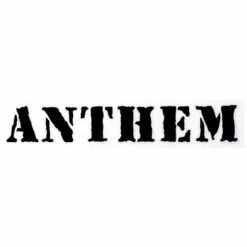 Anthem 2 Die Cut Sticker - Black