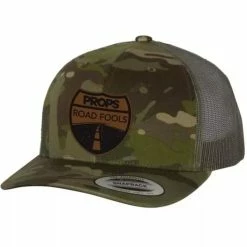 Props Road Fools 6-panel Flexfit Retro Trucker Hat - Multicam Tropic/Green