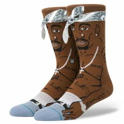 Stance Tupac Resurrected Socks - Black/ Large