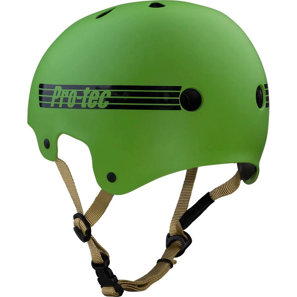 Pro-Tec Old School Helmet - Matte Sea Weed 6 Pro-Tec Old School Helmet - Matte Sea Weed - Image 4