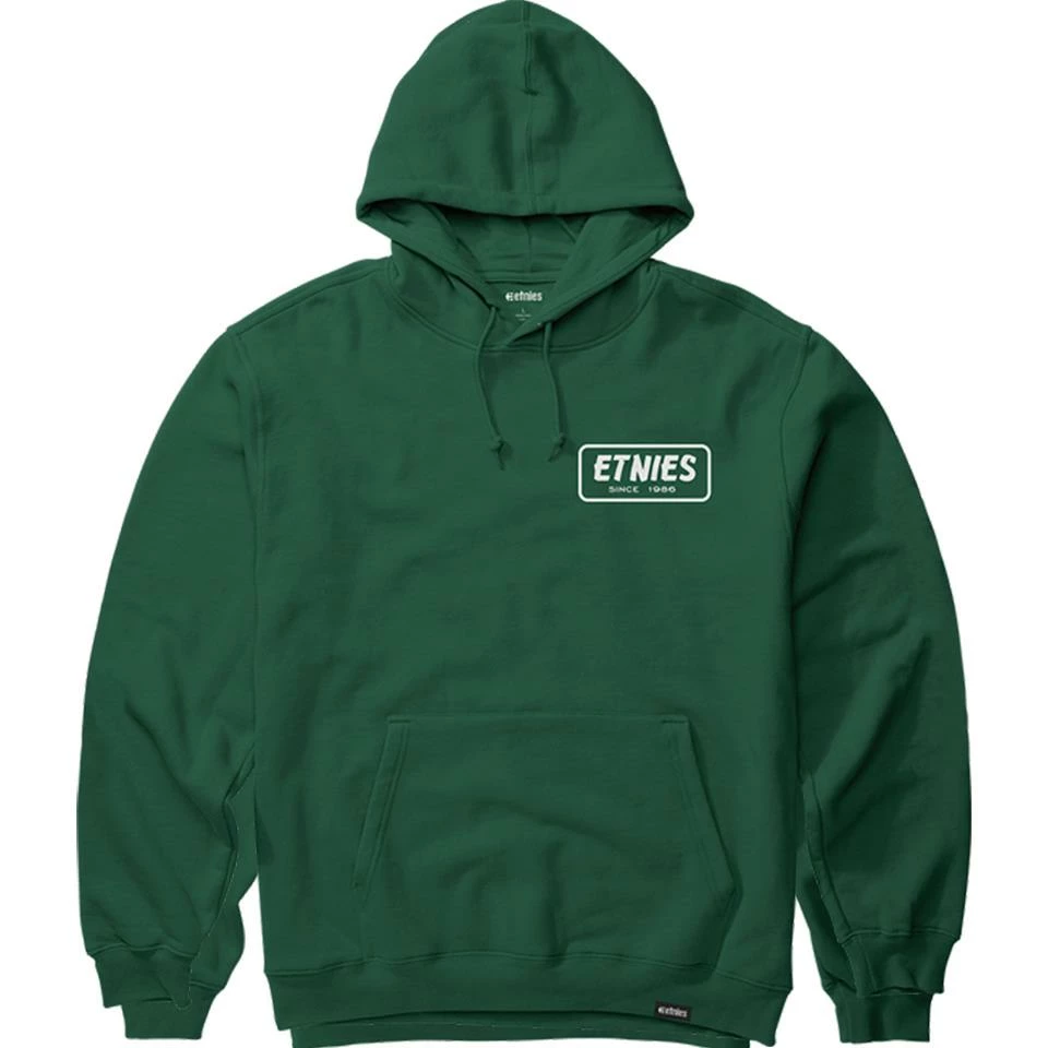 Etnies Quaity Control Hoodie - Green/White 3 Etnies Quaity Control Hoodie - Green/White