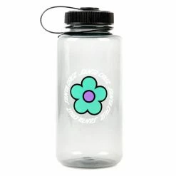 Santa Cruz Womens Daisy Ring Dot Water Bottle Clear Black