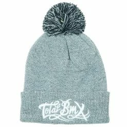 Total-BMX Total BMX Bobble Beanie - Grey