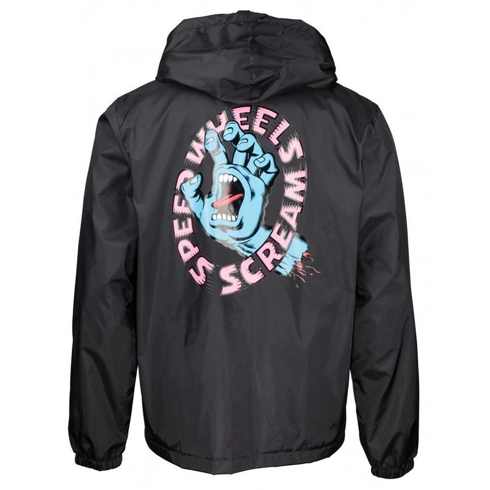 Santa Cruz Screaming Hand Coach Jacket - Black 4 Santa Cruz Screaming Hand Coach Jacket - Black - Image 2