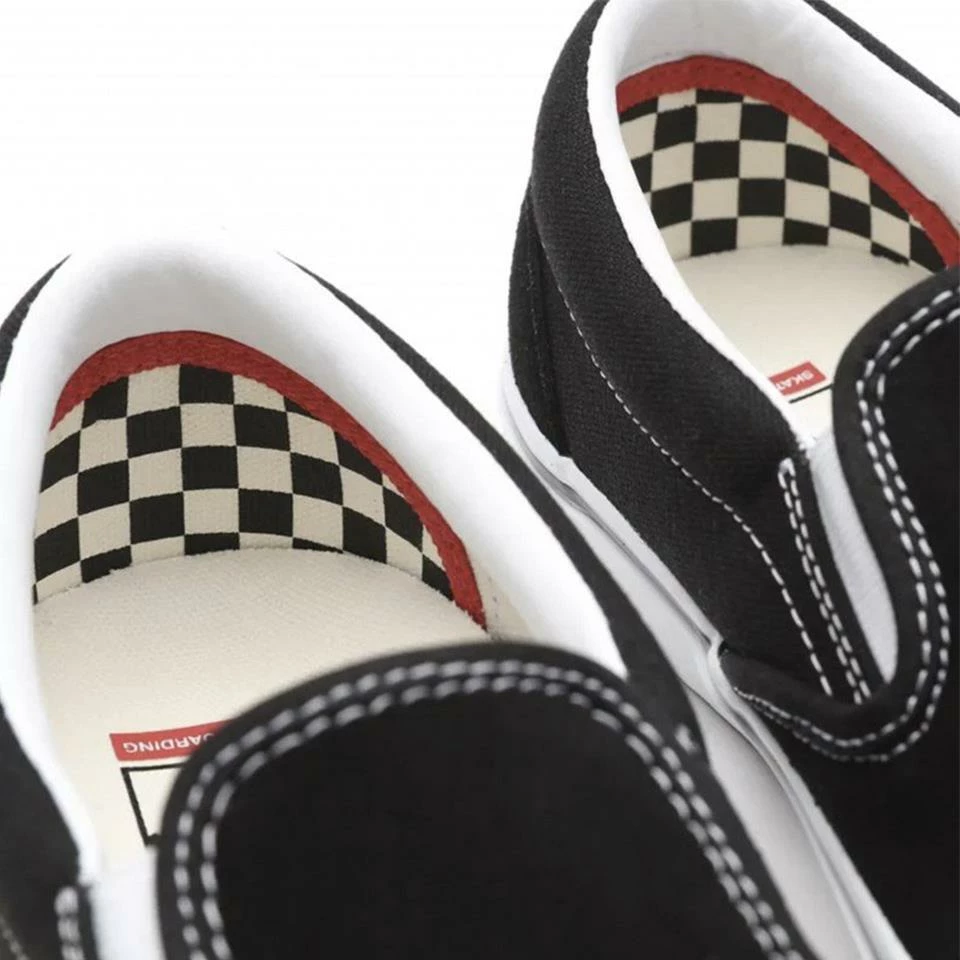 Vans Skate Slip On - Black/White 6 Vans Skate Slip On - Black/White - Image 4