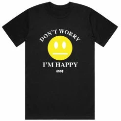 Cult Don't Worry T-Shirt - Black