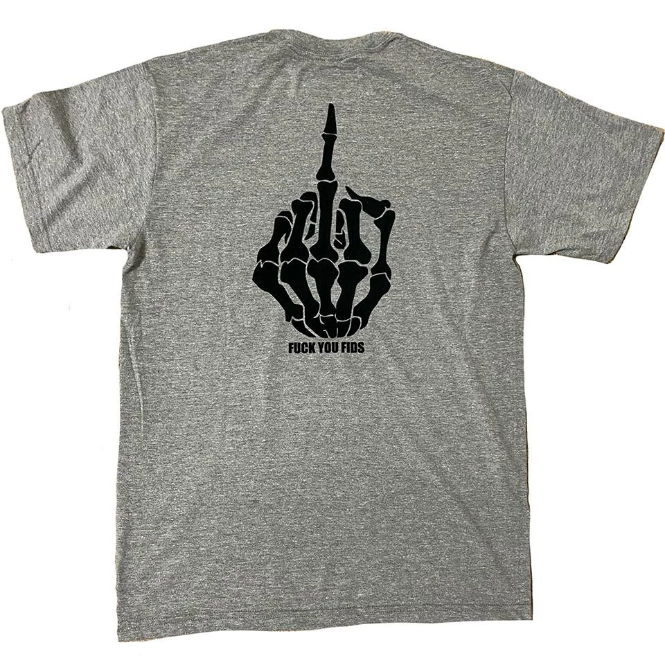 Lord Fids Finger T-Shirt - Grey 4 Lord Fids Finger T-Shirt - Grey - Image 2