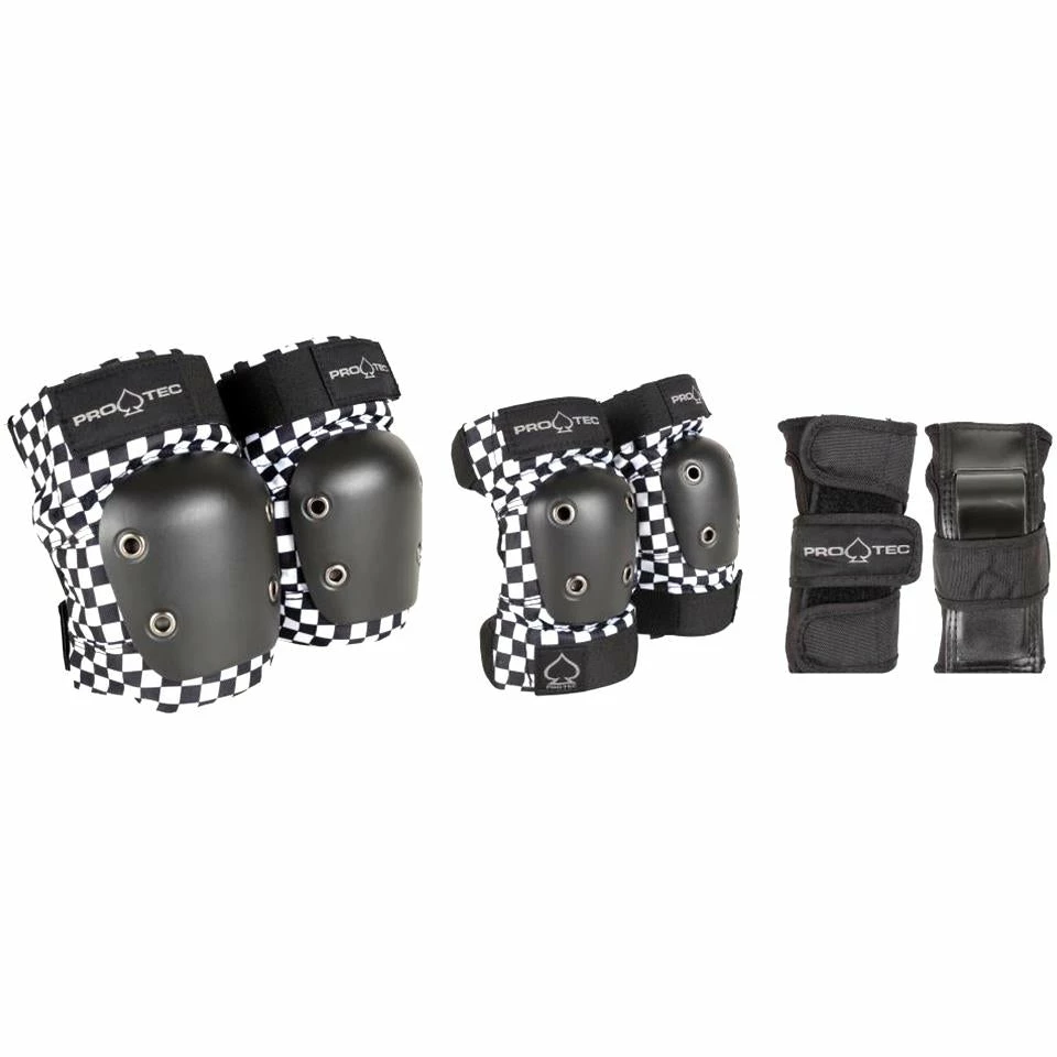 Pro-Tec Pads Street Gear Junior Pads - 3 Pack 3 Pro-Tec Pads Street Gear Junior Pads - 3 Pack