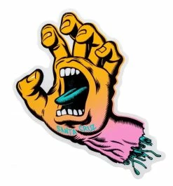 Santa Cruz Screaming Party Hand Individual Sticker 6" / Fade
