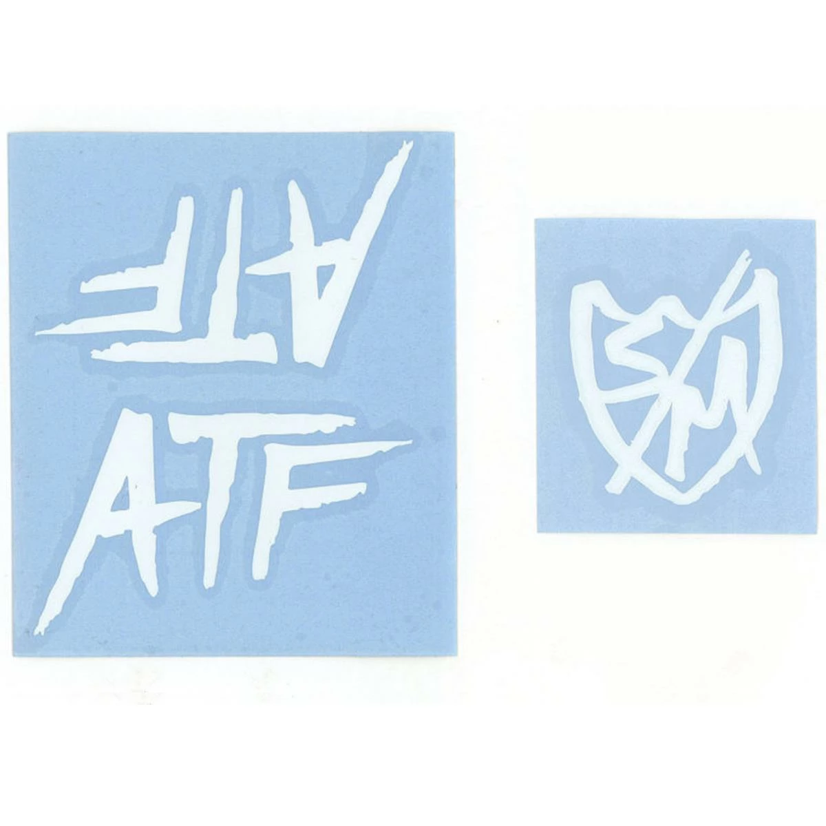 S&M ATF Frame Decal Sticker Set - White 3 S&M ATF Frame Decal Sticker Set - White