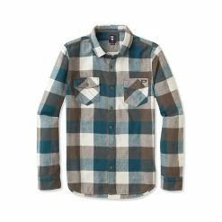 Vans Box Flannel Shirt - Deep Teal/Canteen