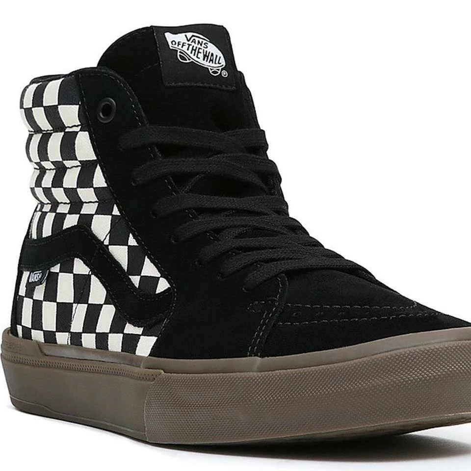 Vans Sk8 Hi BMX - Checkerboard/Black/Gum 7 Vans Sk8 Hi BMX - Checkerboard/Black/Gum - Image 5
