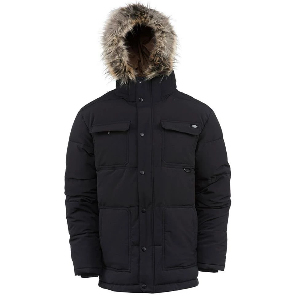 Dickies Manitou Quilted Parker Jacket - Black 3 Dickies Manitou Quilted Parker Jacket - Black
