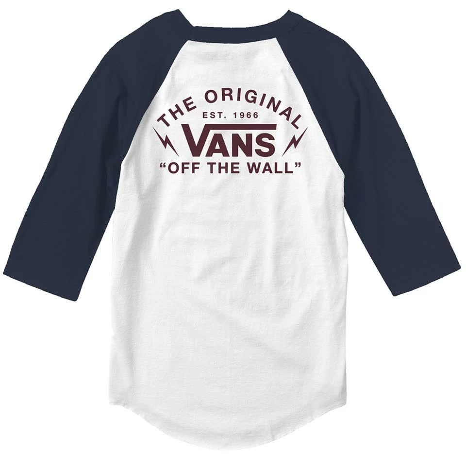 Vans Bolt Action Raglan - White/Dress Blues 4 Vans Bolt Action Raglan - White/Dress Blues - Image 2