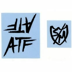 S&M ATF Frame Decal Sticker Set - Black