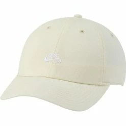 Nike SB Heritage86 Washed Skate Cap - Coconut Milk/White