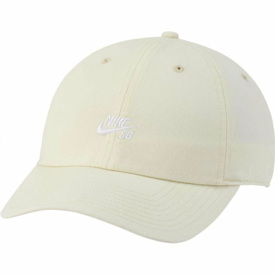 Nike SB Heritage86 Washed Skate Cap - Coconut Milk/White 3 Nike SB Heritage86 Washed Skate Cap - Coconut Milk/White