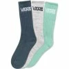 Vans Classic Crew Socks 3 Pack - Dusty Jade Green Assorted -Bikes sale 53a39e84 f020 462e 9a5c 4fbbe2288af9