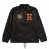 HUF X Thrasher Split Coaches Jacket - Black -Bikes sale 53ece0da 9a6d 4215 94ef b70bd1a66554