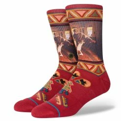 Stance Really Tired Socks - Red/ Large