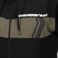 Stay Strong Cut Off Zip Hoodie - Black/Olive -Bikes sale 5b82dfdd a087 48fc 9f4a 0dd06e4d617e