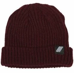 United Label Beanie Maroon Maroon