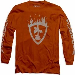 Subrosa Fuego Long Sleeve T-Shirt - Brick Red