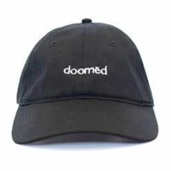 Doomed Newport Dad Hat - Black