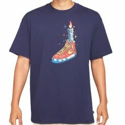 Nike SB Skate Short Sleeve T-Shirt - Midnight Navy