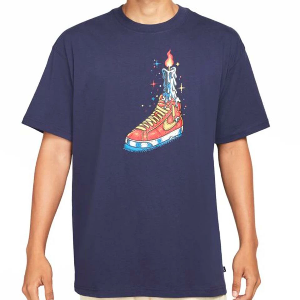 Nike SB Skate Short Sleeve T-Shirt - Midnight Navy 3 Nike SB Skate Short Sleeve T-Shirt - Midnight Navy