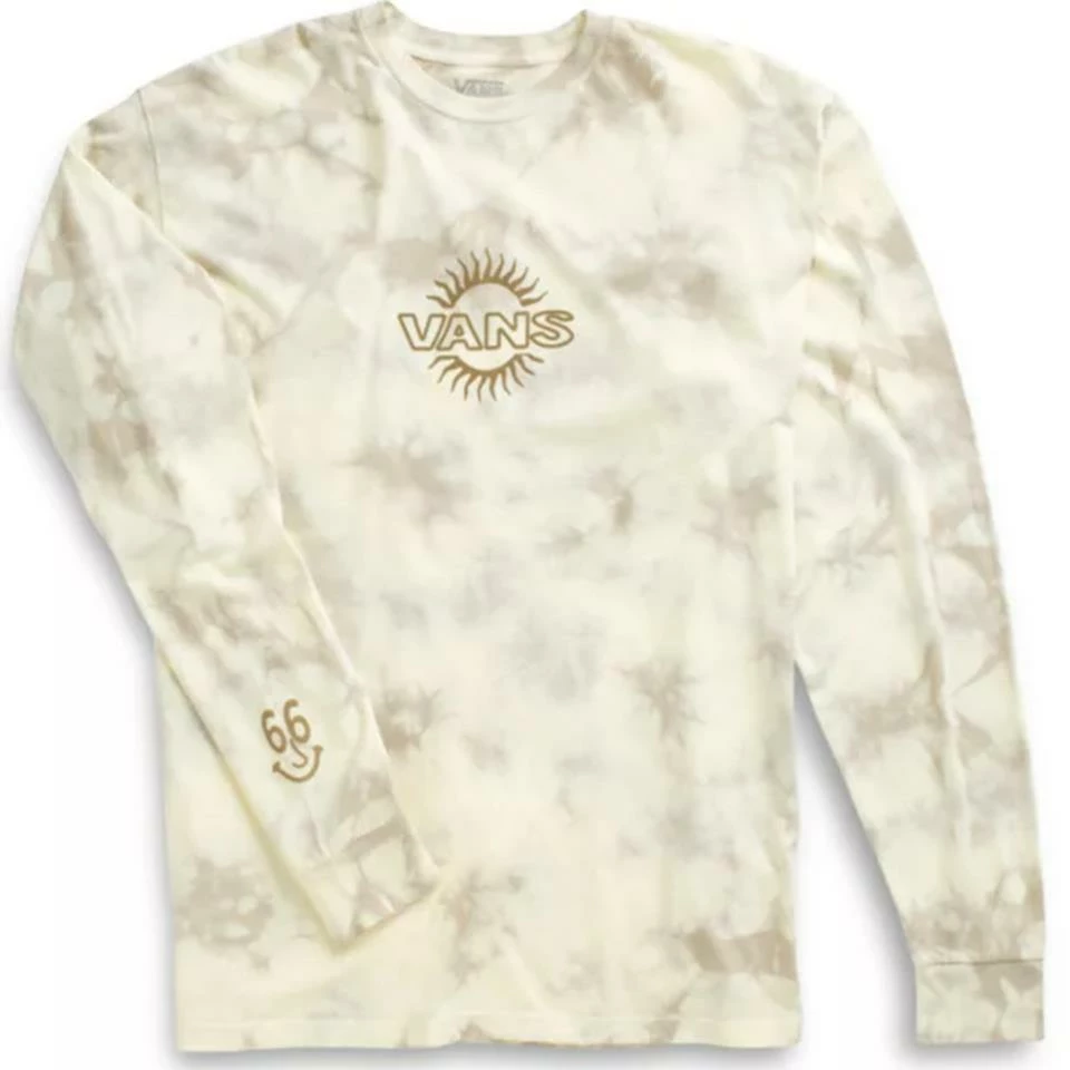 Vans Scattered Tie Dye Long Sleeve T-Shirt - Antique White 3 Vans Scattered Tie Dye Long Sleeve T-Shirt - Antique White