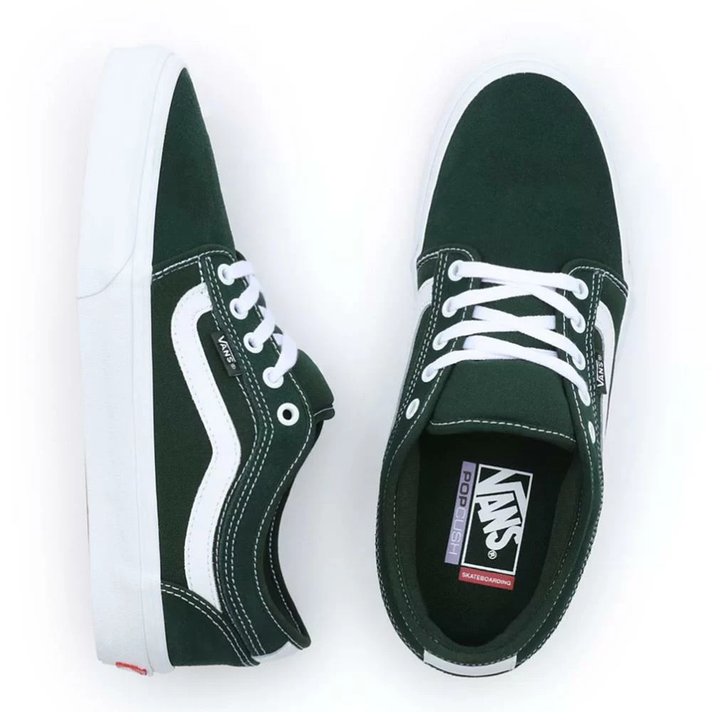 Vans Chukka Low Sidestripe - Dark Green/White 5 Vans Chukka Low Sidestripe - Dark Green/White - Image 3