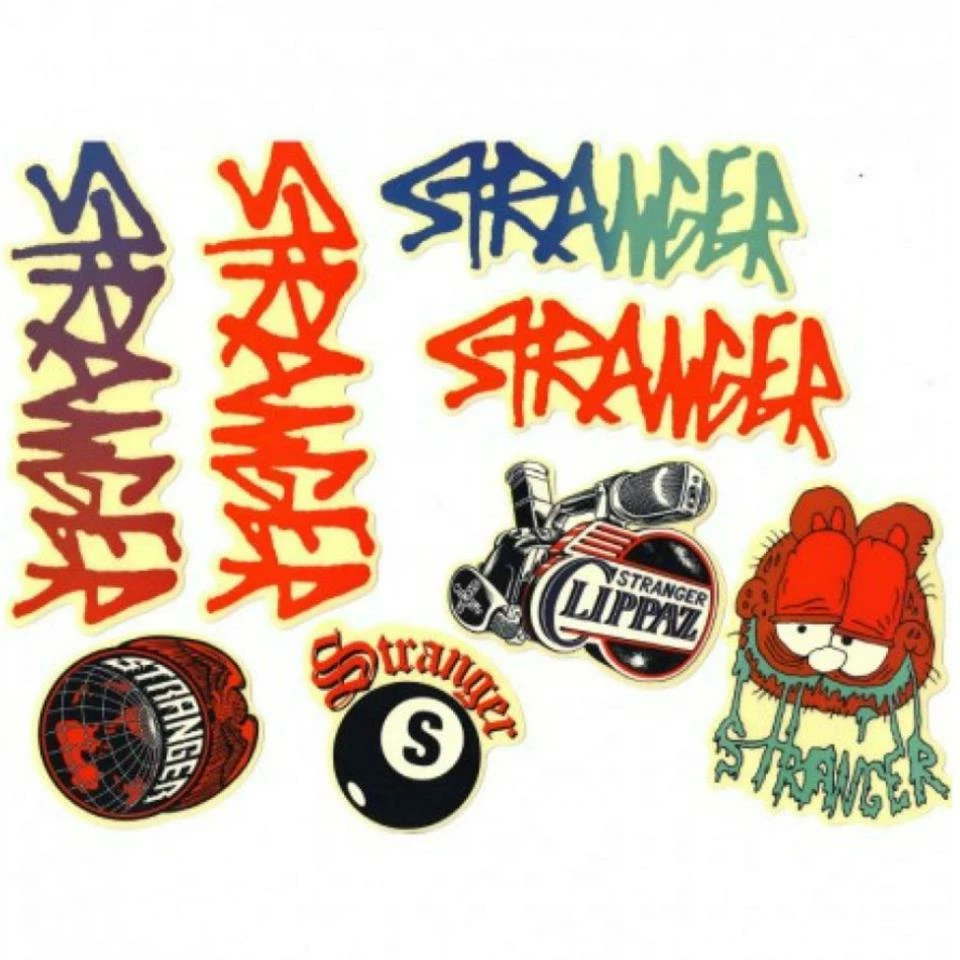 Stranger Sticker Pack - 8 Pieces 3 Stranger Sticker Pack - 8 Pieces