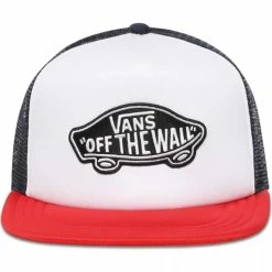 Vans Classic Patch Trucker Hat - Racing Red/White
