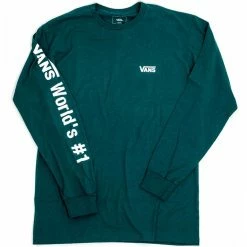 Vans Worlds #1 Longsleeve II T-Shirt - Trekking Green