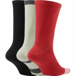 Nike SB Everyday Max Lightweight Skate Crew Socks (3 Pack) - Multicolour/ Large