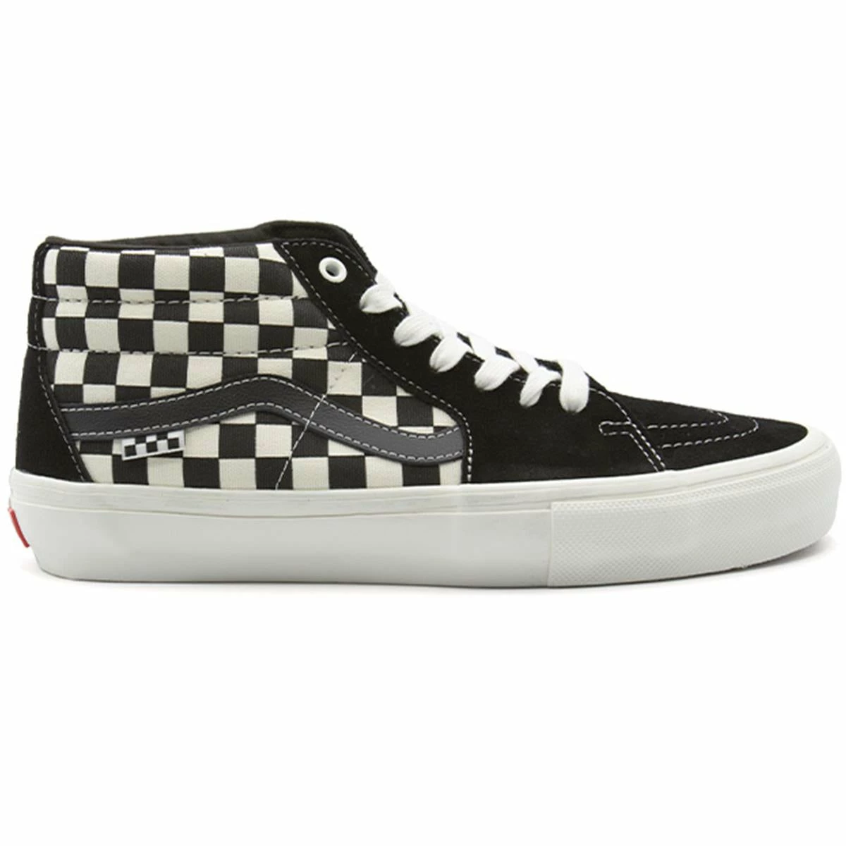 Vans Skate Grosso Mid - Checkerboard Black/Marshmallow 3 Vans Skate Grosso Mid - Checkerboard Black/Marshmallow