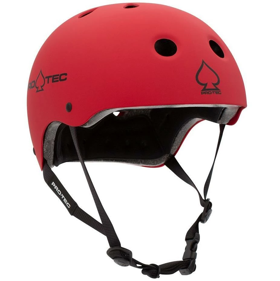 Pro-Tec Classic Helmet - Matte Red 3 Pro-Tec Classic Helmet - Matte Red