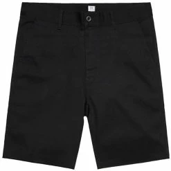 Cult Chino Cut-Off Shorts - Black