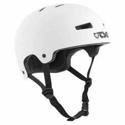 TSG Evolution Youth Solid Colour Helmet - Satin White