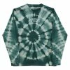 Vans Logo Tie Dye Long Sleeve T-Shirt - Desert Sage/Botanical Garden